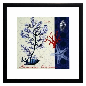 Obraz w ramie morska kompozycja  no 1 40x40cm   