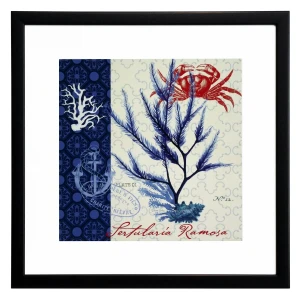 Obraz w ramie morska kompozycja  no 4 40x40cm   