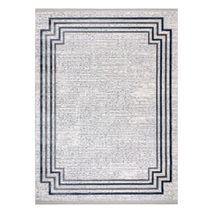 Dywan nowoczesny  strukturalny szaro kremowy Laura