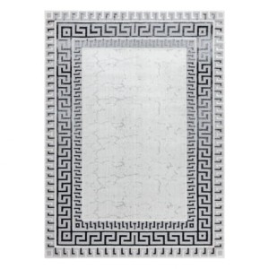Dywan nowoczesny strukturalny szaro kremowy Laura