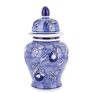 Waza ceramiczna biało niebieska Pear  28x14x14cm