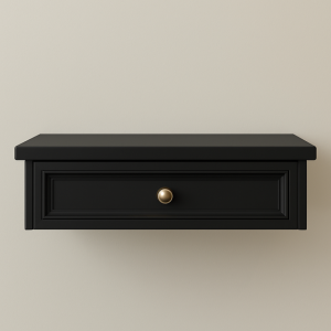 Szafka nocna czarna podwieszana Giorgio