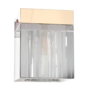 lampa wisząca nastropowa glamour Cubo Claro Gold