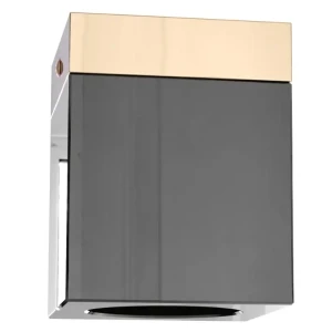 lampa wisząca nastropowa glamour Cubo Nero Gold 