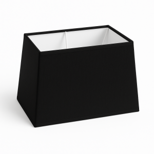 Abażur trapez CZARNY 22x25x18cm