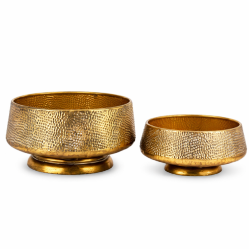 Misa osłonka metalowa złota KPL