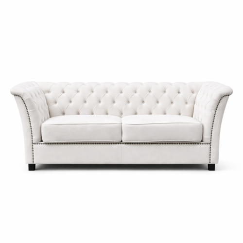 Sofa tapicerowana rozkładana Chesterfield Windsor 2 os 175 cm