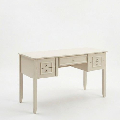 Biurko Toaletka białe drewniane pięć szuflad  Giorgio 