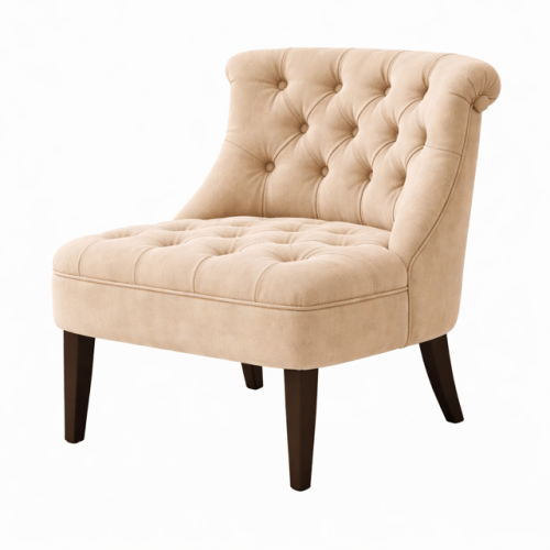 Fotel tapicerowany  pikowany Windsor no1