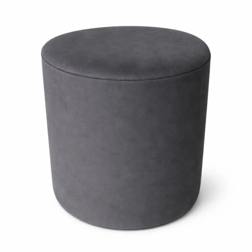 Pufa okragła szara Roller