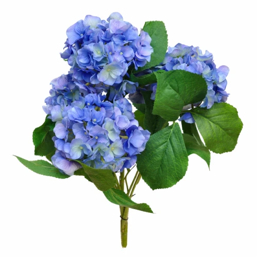Bukiet sztucznych fioletowych hortensji