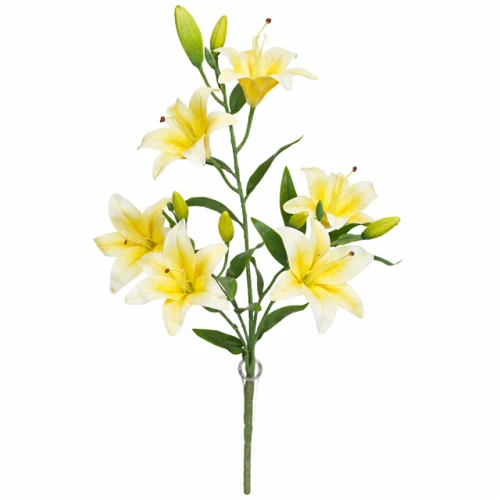 Bukiet sztucznych kremowych Lilli 