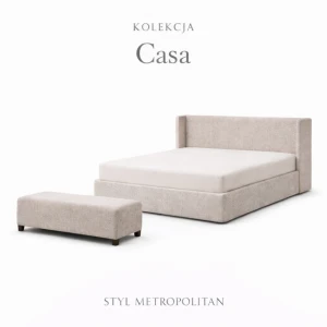 Łóżko z pojemnikiem na pościel Casa