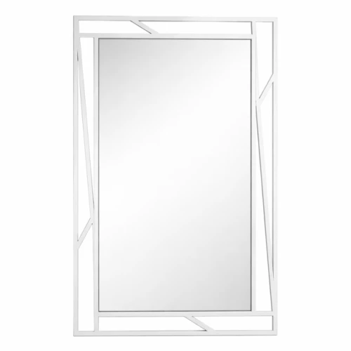 Lustro metalowe srebrne ZEGNA 