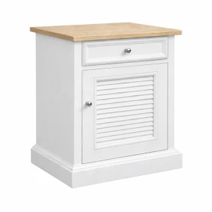 Szafka nocna biała Hampton no2