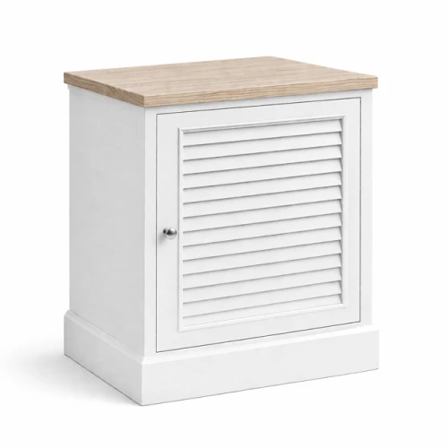 Szafka nocna biała Hampton no3