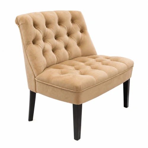 Fotel tapicerowany  pikowany Windsor no1