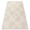 Dywan strukturalny kremowy Dominic Geometric