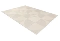 Dywan strukturalny kremowy Dominic Geometric