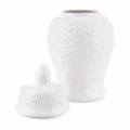 Amfora ceramiczna śnieżno biała h47cm