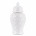 Amfora ceramiczna śnieżno biała h47cm