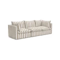 Sofa outdoor pasy biało beżowe Marbella 260 cm