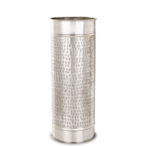 Parasolnik metalowy srebrny Classic