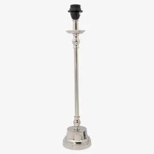 Lampa stołowa metalowa srebrna Yacht Club h55cm