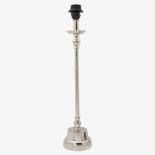 Lampa stołowa metalowa srebrna Yacht Club h55cm