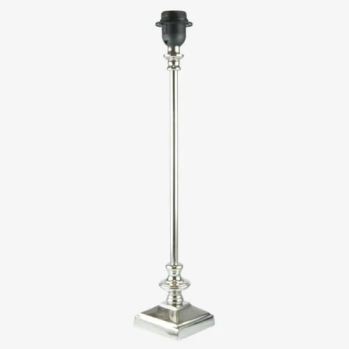 Lampa stołowa metalowa srebrna Shape h50,5cm