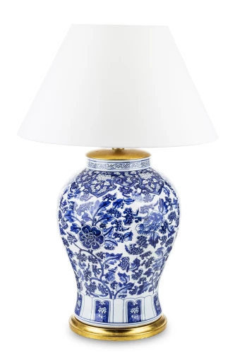 Lampa stołowa duża Bone China h92cm