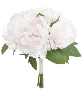 Bukiet sztucznych Peonii Powder PINK 
