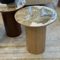 Stolik nowoczesny dębowy Malmo h50cm