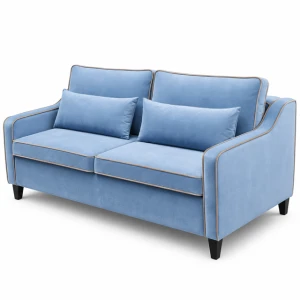 Sofa rozkładana z kedrą w stylu Hamptons