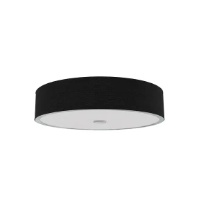Plafon metalowy srebrny Zalindro Silver Nero 54 cm  