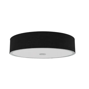 Plafon metalowy srebrny Zalindro Silver Nero 74 cm 