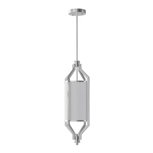 Lampa wisząca metalowa Zundo Satin Nikiel 20 