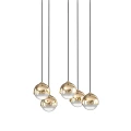 Lampa wisząca nowoczesna glamour Bolicina V Gold