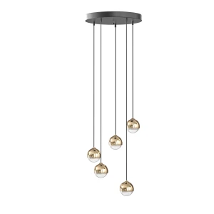 Lampa wisząca nowoczesna glamour Bolicina V Gold 