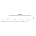 Lampa wisząca nowoczesna Ero Multicolor XIV 80×25
