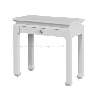 Konsola drewniana biała Opium 85x35x78cm