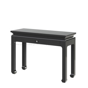 Konsola drewniana czarna Opium 100x40x78cm