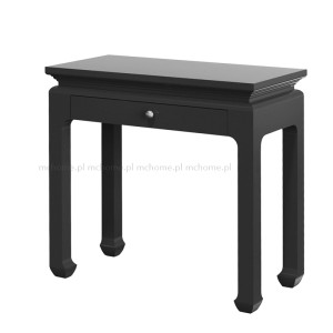 Konsola drewniana czarna Opium  85x35x78cm