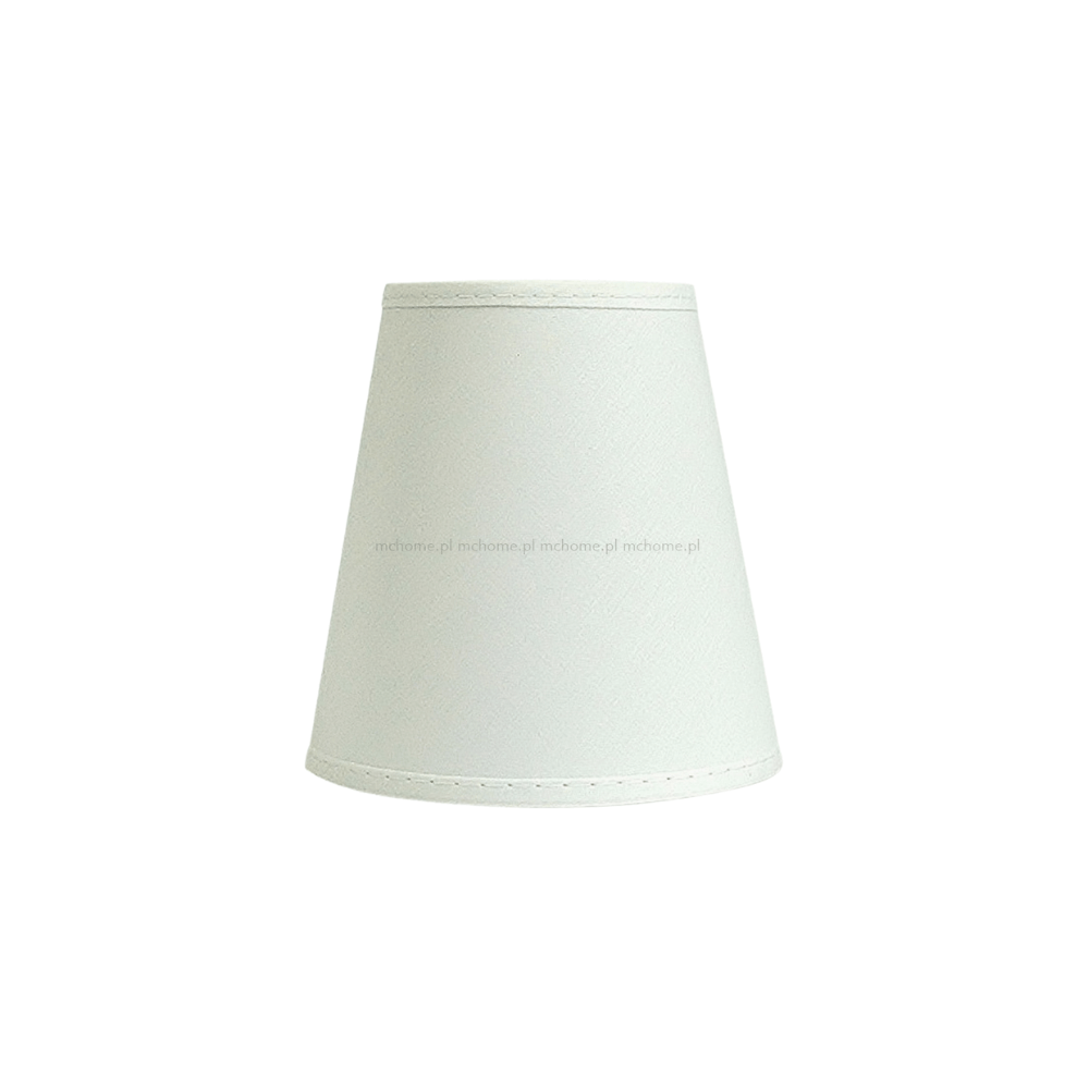 Abażur bawełniany stożek biały Mini 11cm