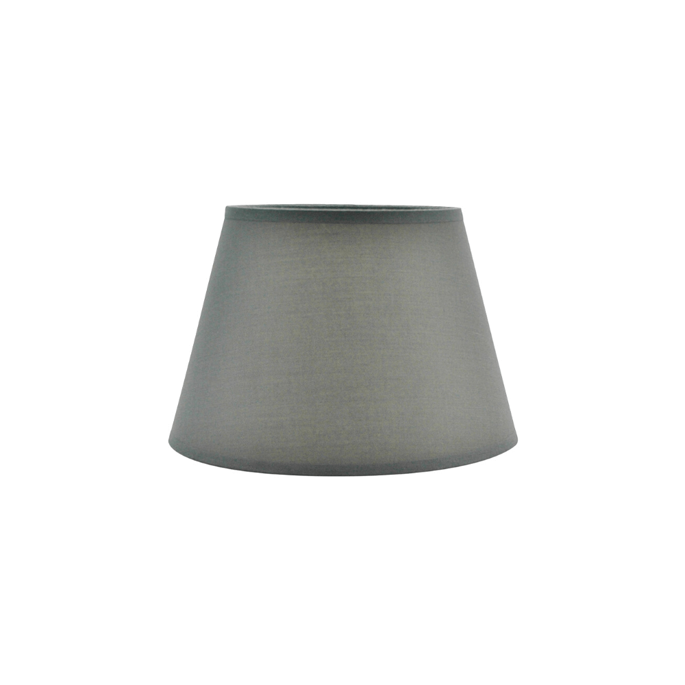 Abażur bawełniany stożek szary Classic 14cm No2